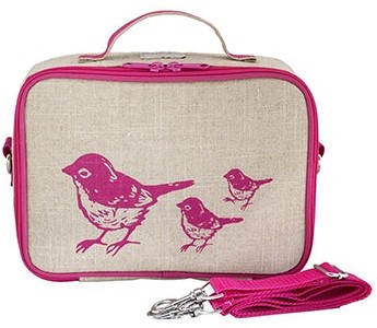 So Young Lunch Box with Pink Birds